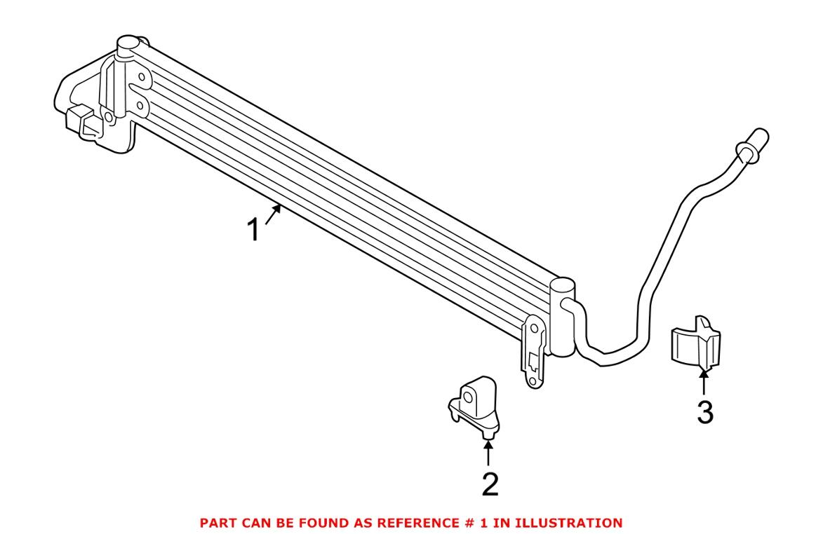 BMW Power Steering Cooler 17217519215